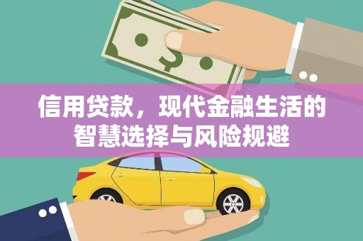 武鸣信用贷款，现代金融生活的智慧选择与风险规避