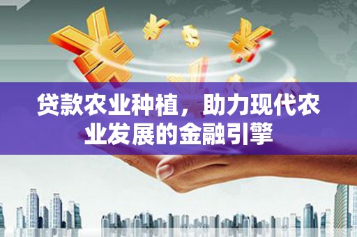 淮上贷款农业种植，助力现代农业发展的金融引擎