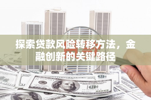 雾峰探索贷款风险转移方法，金融创新的关键路径