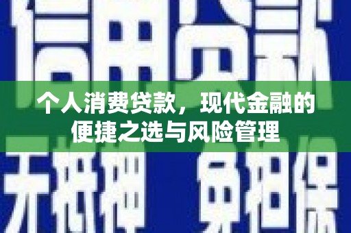 石家庄个人消费贷款，现代金融的便捷之选与风险管理