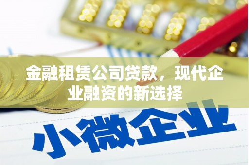盱眙金融租赁公司贷款，现代企业融资的新选择