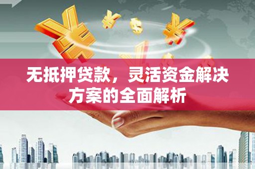 巍山无抵押贷款，灵活资金解决方案的全面解析