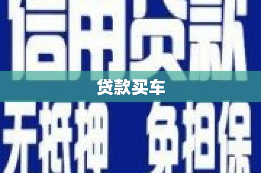 沈丘贷款买车