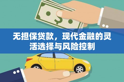 高安无担保贷款，现代金融的灵活选择与风险控制