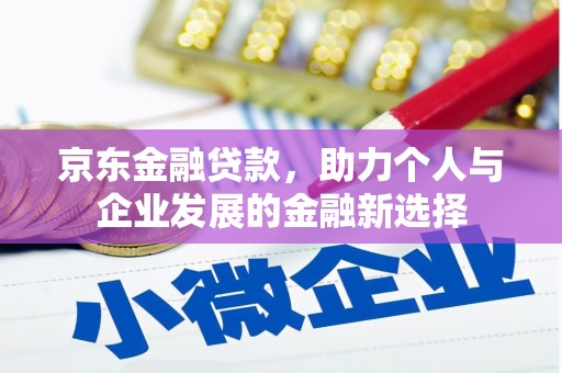 江华京东金融贷款，助力个人与企业发展的金融新选择