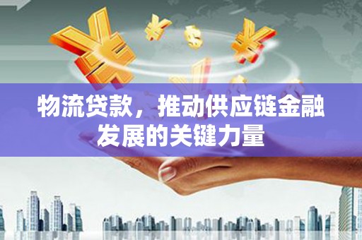杂多物流贷款，推动供应链金融发展的关键力量