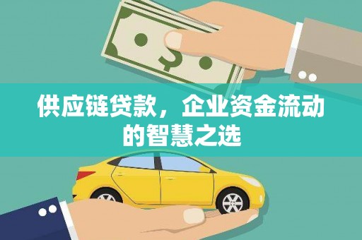 阿勒泰供应链贷款，企业资金流动的智慧之选