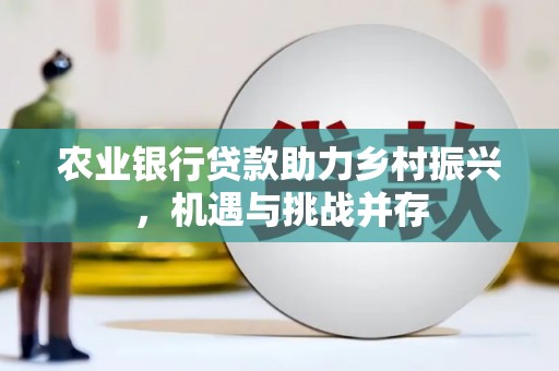 松桃农业银行贷款助力乡村振兴，机遇与挑战并存
