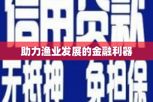 望安助力渔业发展的金融利器