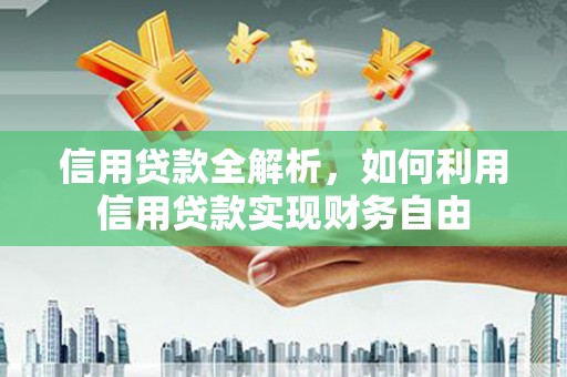 大埤信用贷款全解析，如何利用信用贷款实现财务自由