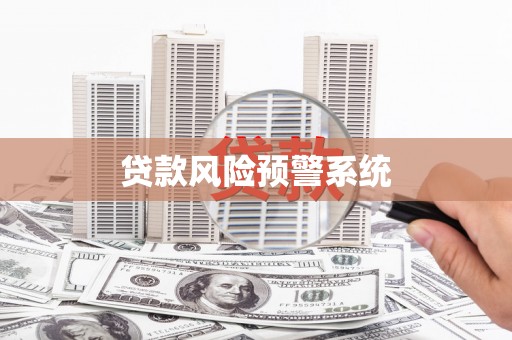 嵩县贷款风险预警系统