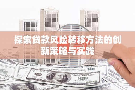 洪雅探索贷款风险转移方法的创新策略与实践